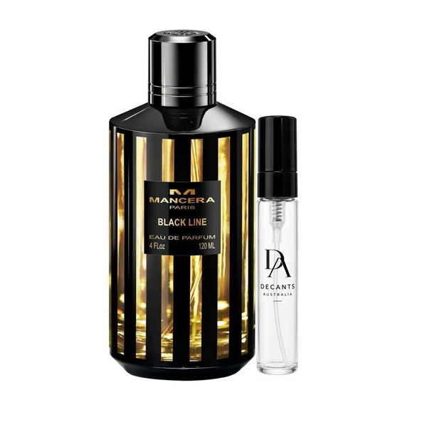 Mancera Black Line sample decant in 2ml, 5ml and 10ml glass atomisers – Decants Australia