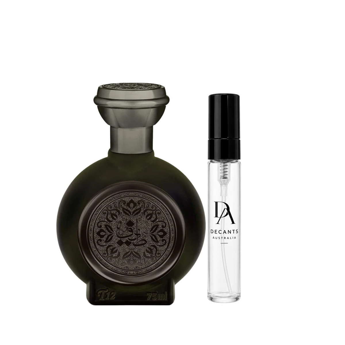 Taif Al Emarat T12 sample decant in 2ml, 5ml and 10ml glass atomisers – Decants Australia